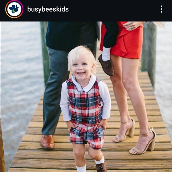 Busy Bees Nordstrom George Boys Romper NWOT 4 - Picture 11 of 12